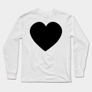 Black heart Long Sleeve T-Shirt